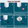 VandanCoop Horizontal Chicken Water Nipples Automatic Poultry Waterer Nipples Kit Drinker with Drill Bit(10)