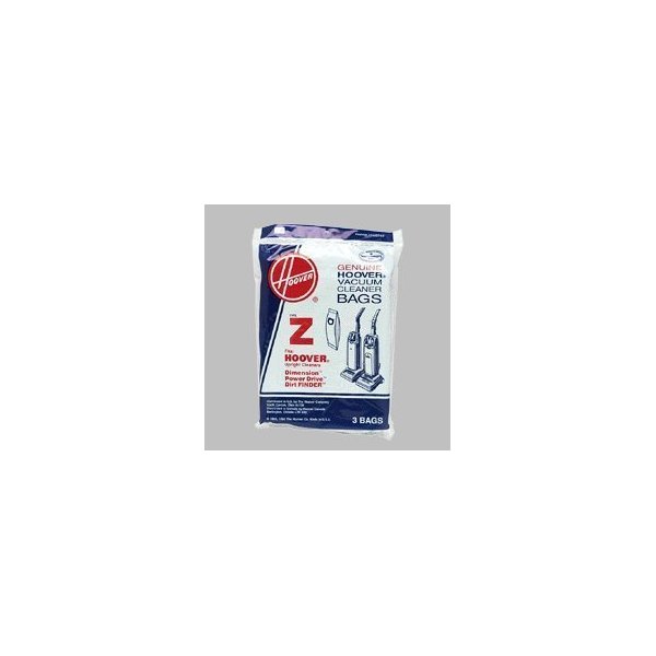 Hoover Type 4010075Z Z Bag, 3-Pack Bags, Hoover