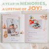 Kwii&Kwii - First-Year Baby Memory Book - Woodland Animals Theme - 80 Pages - Keepsake Album for Boys and Girls