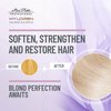 Mon Platin Professional HY Loren Blond Hair Shampoo with Hyaluronic Acid for Blond & Highlighted Hair, Shampoo for Blond Hair, SLS/SLES Free, Moisturizing Shampoo, Purple Shampoo, 500ml