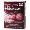 NOW Foods, Organically Hip Hibiscus™ Tea, Caffeine-Free, Non-GMO, No Added Colors, Preservatives or Sugars, Premium Unbleached Tea Bags with our No-Staples Design, 24-Count