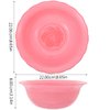 Gatuida 6pcs Multipurpose Plastic Wash Basin Set for Home & Salon - Durable Face Cleansing Bowls, Free, Easy to Clean, Random Color