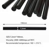 16 Pcs Keratin Gun Bond Glue Sticks for Professional Hair Extensions (Black)