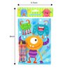 TINYMILLS Monster Coloring Book Set with 12 Coloring Books and 48 Crayons Monster Birthday Party Favor Bag Filler Carnival Prizes Rewards Classroom Party Halloween Favors