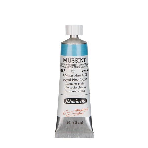 Schmincke MUSSINI® - finest artist's resin oil colors, royal blue light - 35 ml