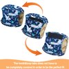 Langsprit Male Belly Bands for Dogs (Pack of 3) - Dog Diapers Male - High Absorbing Dog Wraps Male Washable - Reusable Small Doggy Doggie Puppy Male Dog Diapers (Sloth,Whale,Dinosaur, Small)