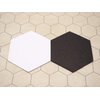 Value Pack of 28 - Dry Erase - Reusable - Blank 2.5" Hexagon Hex Board Game Chits Tiles Counters Markers DIY D&D