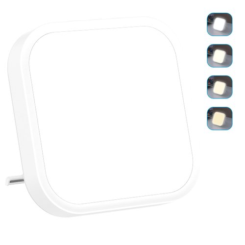 Light Therapy Lamp, 10000 Lux UV-Free Therapy Light with 4 Brightness Levels, 4 Color Temperature, 4 Timer Function and Memory Function, Portable Light Therapy Box for Home/Office Use Lift Mood