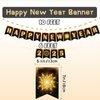 YQUQWN, Happy New Year Banner 2025, No DIY, New Years Banner for Happy New Year Decorations 2025, New Years Eve Decorations, NYE Decorations 2025, New Years Eve Party Supplies 2025