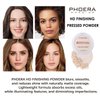 PHOERA Foundation Pressed Face Powder, Soft Focus Setting Powder, Silky Powder For Creating Without Shine, Smooths Pores & Lines, Up to 24H Wear Oil Control,0.28 Oz (002 Banana)