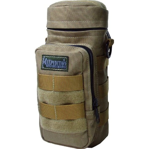 Maxpedition Bottle Holder, Khaki, 10 -Inch x 4 -Inch