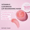 MOTHER MADE Natural Plumping Vitamin E Lip Mask, 0.46 Oz | Hydrating Lip Moisturizer For Soft, Smooth, Plump Lips, With Organic Shea Butter, Vegan Waxes, Collagen Boosters, Korean Skincare, Lip Gloss