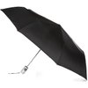 totes Automatic Open Close Water-Resistant Travel Folding Umbrella, (Black)