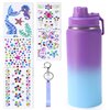TOSPARTY Decorate Your Own Water Bottle Kit Sea Animals Butterflies Stars Themed Painting Crafts DIY Arts and Crafts Gifts for Birthday Gifts