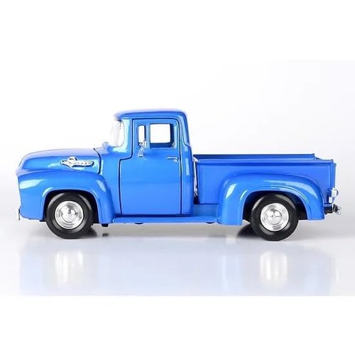 1956 F-100 Pickup Truck Blue Metallic American Classics Series 1/24 Diecast Model Car by Motormax 73235AC-BL