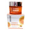 Dr Rashel Vitamin C Face Cream - Hyaluronic Acid , Anti Aging and Collagen Moisturizer - 1.76 oz + 1 Pcs of Collagen Crystal Lip Mask Strawberry