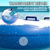 Pool Liner Patch Repair Kit, Transparent Inflatable Patch Repair Kit for PVC Boats, Air Mattress, Hot Tubs, Above Ground Swimming Pools & Inflatables(60ml)