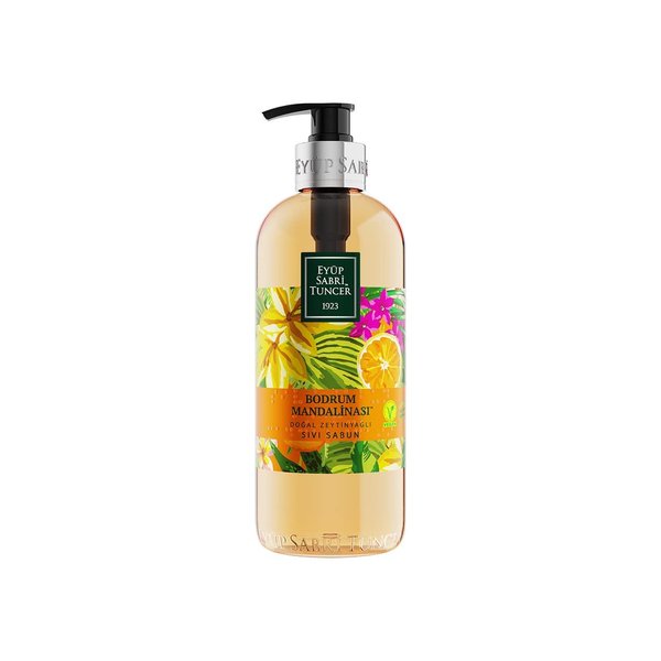 EST Eyup Sabri Tuncer 1923 - Natural Soap Series (Foam Bodrum Mandarin-Natural Olive Oil, 500ml)