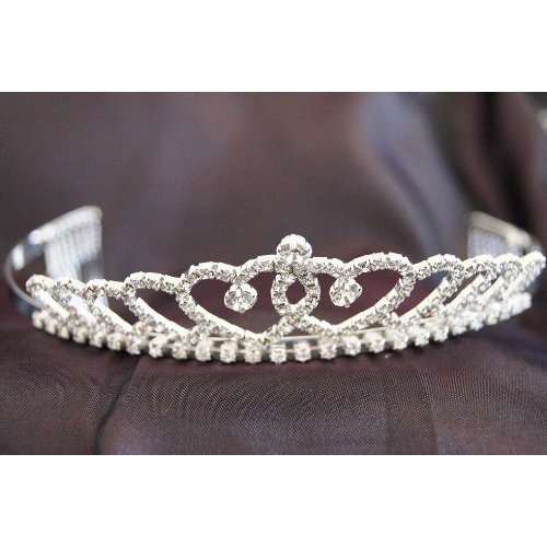 Beautiful Bridal Wedding Tiara Crown with Crystal Party Accessories C110014