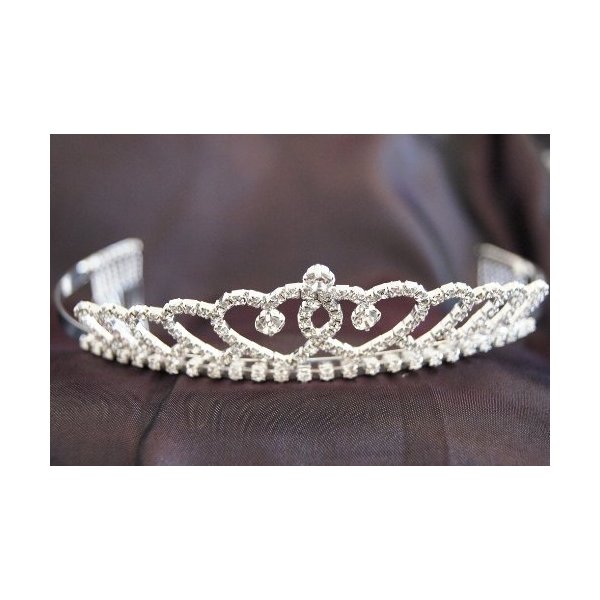 Beautiful Bridal Wedding Tiara Crown with Crystal Party Accessories C110014