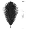 Soarer Black Ostrich Feathers Bulk - 30pcs 8-10 inches for Wedding Party Centerpieces, Home Decorations and DIY Crafts(Black)
