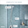 Moen Engage Magnetix Metal 3.5-Inch 6-Function Eco-Performance Handheld Showerhead with Magnetic Docking System, Removable Shower Head with Metal Hose, Chrome Finish