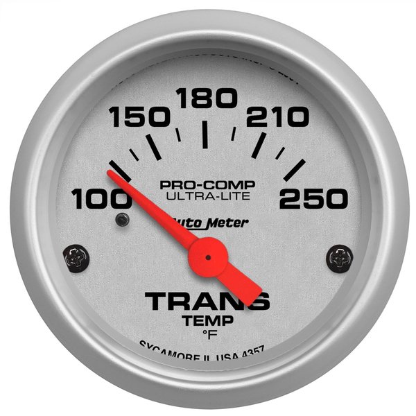 Auto Meter 4357 Ultra-Lite Electric Transmission Temperature Gauge, 2 1/16"