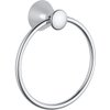 Delta Faucet 73846 Lahara Towel Ring, Polished Chrome, 1 Count (Pack of 1)