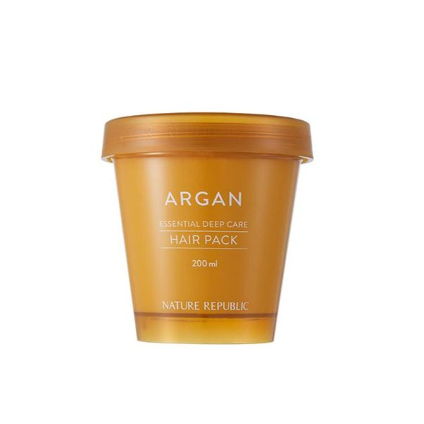 Nature Republic Argan Essential Deep Care Hair Pack 200ml dry hair, heat damaged hair, color-treated hair