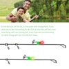 OHOH LED Night Fishing Rod Bite Bait Alarm Light with Twin Bells Ring Fishing Bite Alarm Indicator On Fishing Rod (20 Red Lights and 20 Green Lights)