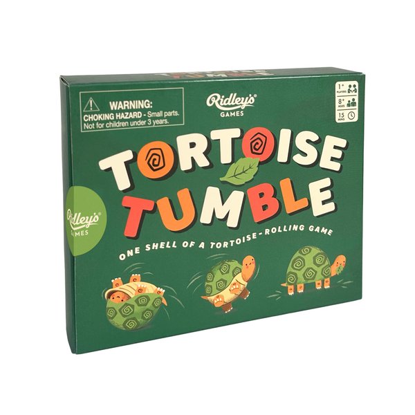 Ridley's Games Tortoise Tumble- Fast Paced Family Game - Press-your-luck to earn more points - Parties, Trips, Camping, Game Night - Gift for Kids and Familes - Ages 8+ - 15 Min Playtime