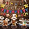 Western Party Decorations, Cowboy Birthday Party Decorations Includes Wild West Banner Yee Haw Banner Western Centerpiece for Table, Western Themed Cowboy Birthday Party Supplies