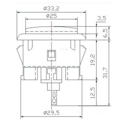 Sanwa 6 pcs OBSF-30 Original Push Button 30mm (Each Color of 1 Pcs) - for Arcade Jamma Video Game & Arcade Joystick Games Console (Color) S@NWA