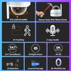 xmartO [AI Tracking Dome CAM] 2K HD Metal Dome PTZ Wireless Security Camera with Automatic Tracking, 2-Way Audio and Night Vision (Add on to NVR or Use Standalone, DPK3034)