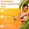 Vitamin Sea Natural Bronzer Tanning Lotion with Coconut Oil, DHA-Free for Sensitive Skin, Streak-Free Bronzing Accelerator 13.5oz - Safe for Indoor Tanning Beds