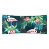 SAE99 Headband, Sweatband, Head Wrap, Soft Stretchy Headband, Sport Yoga Headband Fits All (Tropical Flamingo)