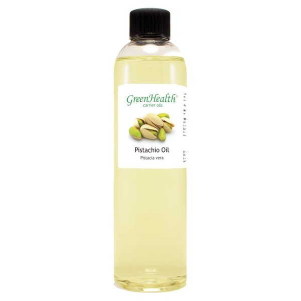 Pistachio Carrier Oil – 8 fl oz | Cold Pressed & Unrefined | Natural Moisturizing Oil for Skin, Hair & Massage | Clear Plastic Bottle