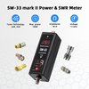 Gam3Gear SURECOM SW-33 Mark II 100 W 125-525 Mhz Mini Digital VHF UHF Two-Way Radio Handheld Power & SWR Meter