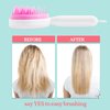 Gentle Detangling Hair Brush Set for Girls (WHITE HEART)