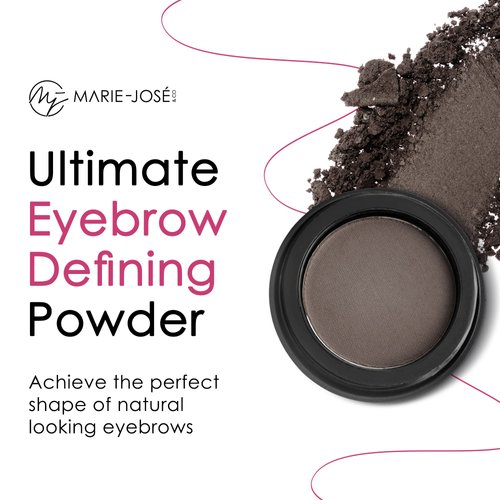 Marie-José & Co Dark Brown Eyebrow Powder - Effortless All-Day Brow Beauty