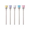 Anself 5pcs 2.35mm Professional Nail Art Drill Bit Random color Nail Drill Cleaning Brush Manicure Accessories