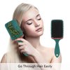 Hair Brush Paddle Comb Skateboard Dinosaur for Thick Hair & Anti Static Detangling