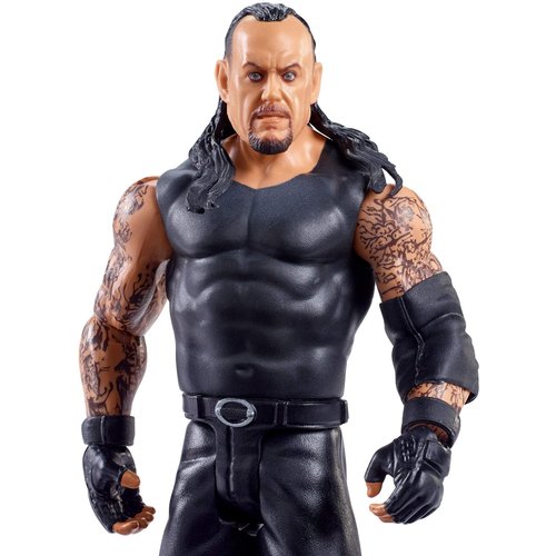 WWE Undertaker Action Figure, Posable 6-in Collectible for Ages 6 Years Old & Up