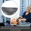Shampoo Bowl Neck Rest,Durable Soft Silicone Vertical Shampoo Neck Rest Cushion Pillow for Salon Hair Wash Sink,Bathtub Pillow
