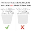 Vacuum Replacement Filters for Shark Rocket Vacuum HV345 HV343AMZ ZS350 ZS351 ZS352 HV320 HV321 HV322 HV324Q HV345 UV330, 4 Foam&Felt Filters + 4 Post-Filters, Part # XPMFK320&1084FTV320