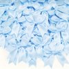 Blue Gift Wrap Bows - 50pcs Elegant Reusable Bows for Gift Wrapping, Party Decorations, Wedding Decor, Birthday Presents, Holiday Gifts, DIY Crafts, Baby Shower, Anniversary, Christmas, Gift Bags - light blue