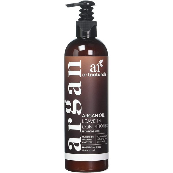 artnaturals Argan Oil Leave-in Conditioner, for Dry, Damaged, Brittle Hair, 12 fl oz (355 ml)
