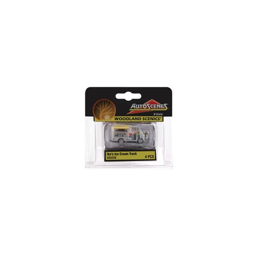 Woodland Scenics Ike's Ice Cream Truck N Scale WOOAS5338