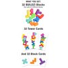 TENZI BUILDZI The Fast Stacking Building Block Game for The Whole Family - 2 to 4 Players Ages 6 to 96 - Plus Fun Party Games for up to 8 Players - Perfect Kids Game for Game Night