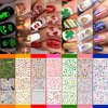 30 Sheets 7 Holiday Nail Art Stickers, Mixed Season Nail Decals Set for All Year, 3D Self-Adhesive Pegatinas Uñas Easter 4th of July Halloween Thanksgiving Christmas Valentine's St. Patrick's Day
